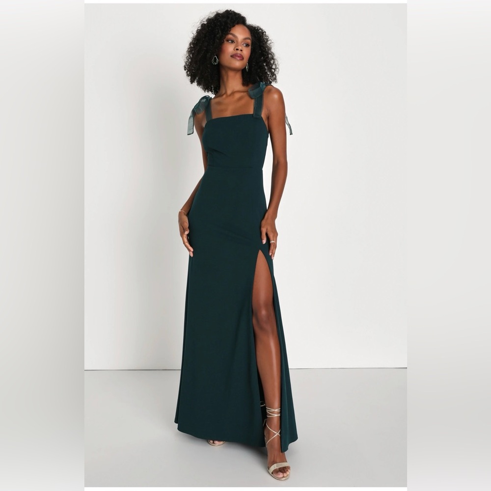 Hunter Green Formal Dress